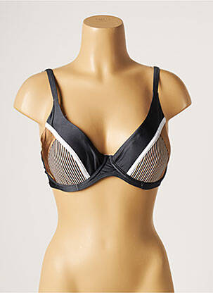 Haut de maillot de bain stretch haut soutien-gorge moulé gris MOONTIDE femme