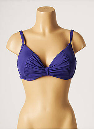 Haut de maillot de bain stretch haut soutien-gorge moulé violet MOONTIDE femme
