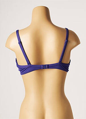 Haut de maillot de bain stretch haut soutien-gorge moulé violet MOONTIDE femme