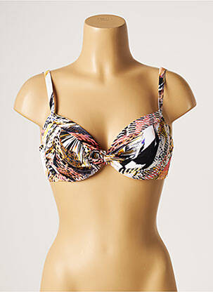 Haut de maillot de bain stretch haut soutien-gorge moulé rose MOONTIDE femme