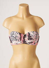 Haut de maillot de bain stretch haut bandeau rose SEAFOLLY femme