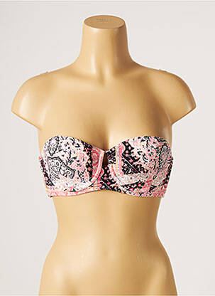 Haut de maillot de bain stretch haut bandeau rose SEAFOLLY femme