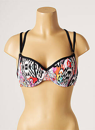 Haut de maillot de bain stretch haut soutien-gorge moulé noir SEAFOLLY femme