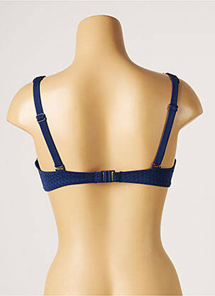 Haut de maillot de bain stretch haut soutien-gorge emboitant bleu CHERRY BEACH femme