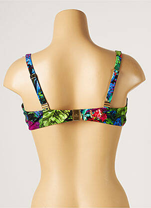 Haut de maillot de bain stretch haut soutien-gorge emboitant vert LISE CHARMEL femme