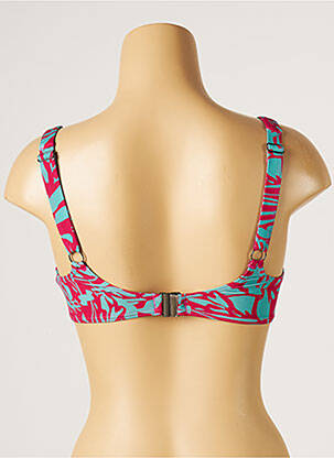 Haut de maillot de bain stretch haut soutien-gorge emboitant rose MOONTIDE femme