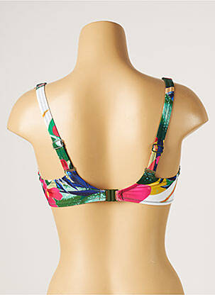 Haut de maillot de bain stretch haut soutien-gorge emboitant vert YSABEL MORA femme