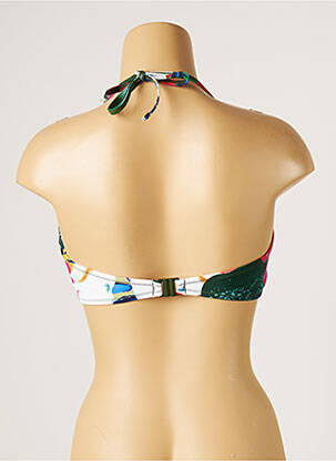 Haut de maillot de bain stretch haut soutien-gorge balconnet vert YSABEL MORA femme