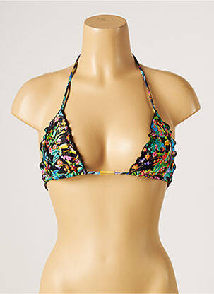 Haut de maillot de bain stretch haut triangles noir RIO DE SOL femme