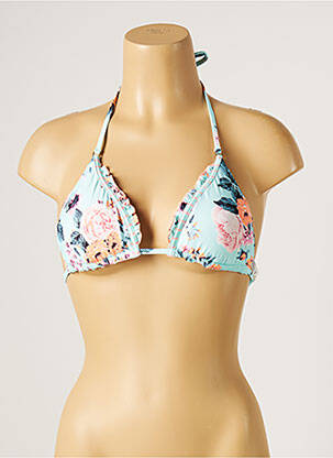 Haut de maillot de bain stretch haut triangles bleu SEAFOLLY femme