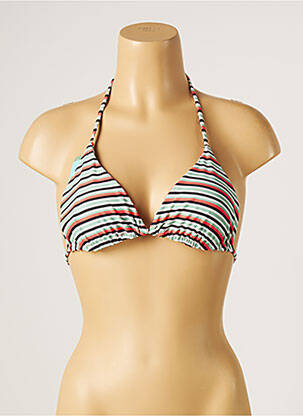 Haut de maillot de bain stretch haut triangles rose PIHA femme