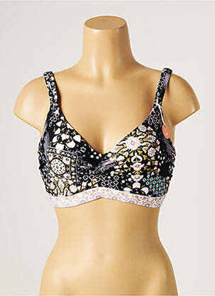 Haut de maillot de bain stretch haut soutien-gorge emboitant noir SEAFOLLY femme