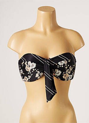 Haut de maillot de bain stretch haut bandeau noir SEAFOLLY femme