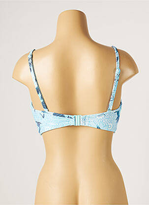 Haut de maillot de bain stretch haut soutien-gorge emboitant bleu SEAFOLLY femme