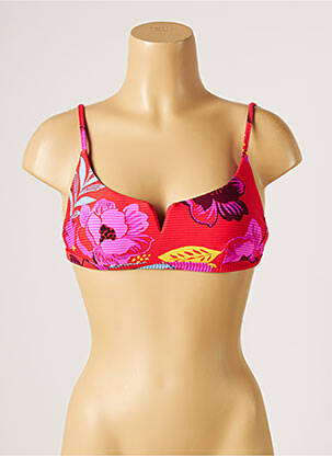 Haut de maillot de bain stretch rouge SEAFOLLY femme