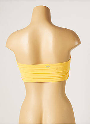 Haut de maillot de bain stretch haut bandeau jaune SEAFOLLY femme