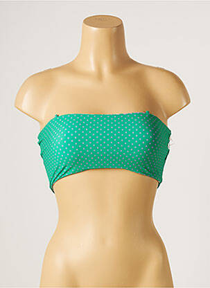 Haut de maillot de bain stretch haut bandeau vert SEAFOLLY femme