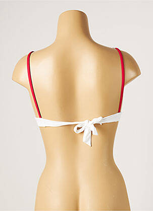 Haut de maillot de bain stretch haut triangles rouge KIWI femme