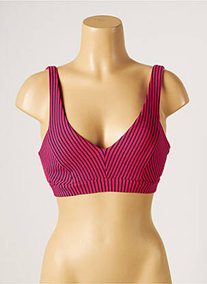Haut de maillot de bain stretch haut soutien-gorge emboitant rose SEAFOLLY femme
