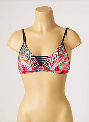 Haut de maillot de bain stretch haut soutien-gorge emboitant orange SEAFOLLY femme