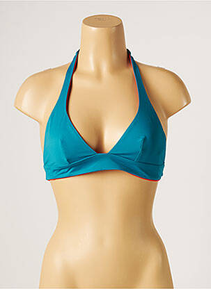 Haut de maillot de bain stretch bleu KIWI femme