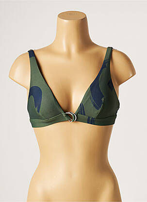 Haut de maillot de bain stretch vert SEAFOLLY femme