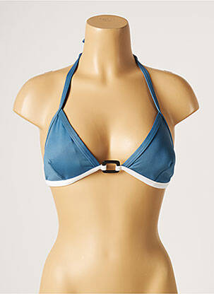 Haut de maillot de bain stretch haut soutien-gorge moulé bleu HISTOIRE DE PLAGE femme