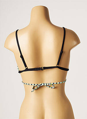 Haut de maillot de bain stretch haut soutien-gorge moulé vert PIHA femme