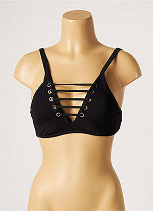 Haut de maillot de bain stretch haut soutien-gorge moulé noir SEAFOLLY femme