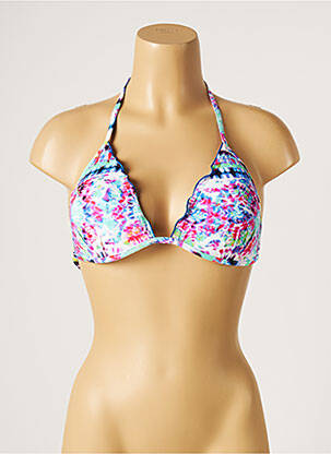 Haut de maillot de bain stretch haut soutien-gorge moulé violet HISTOIRE DE PLAGE femme