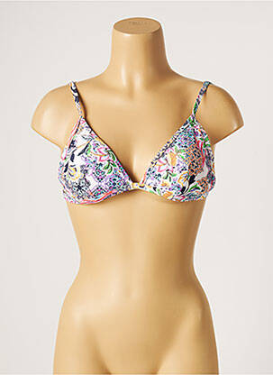 Haut de maillot de bain stretch haut soutien-gorge moulé rose MOONTIDE femme