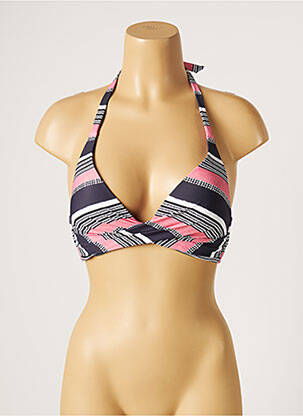 Haut de maillot de bain stretch haut soutien-gorge moulé rose MOONTIDE femme