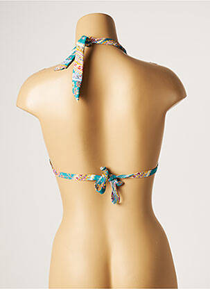 Haut de maillot de bain stretch haut soutien-gorge push-up vert MOONTIDE femme