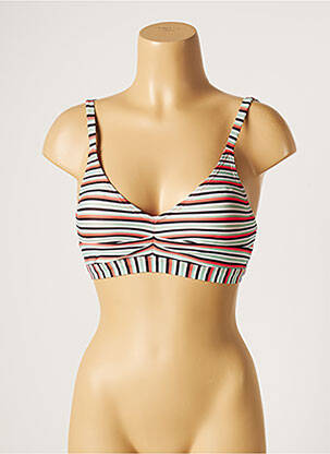 Haut de maillot de bain stretch haut soutien-gorge moulé vert PIHA femme