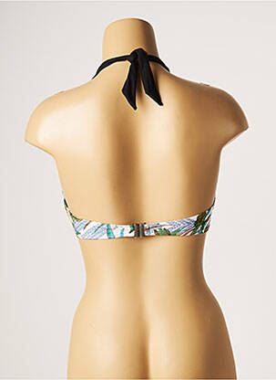 Haut de maillot de bain stretch haut soutien-gorge moulé noir MOONTIDE femme