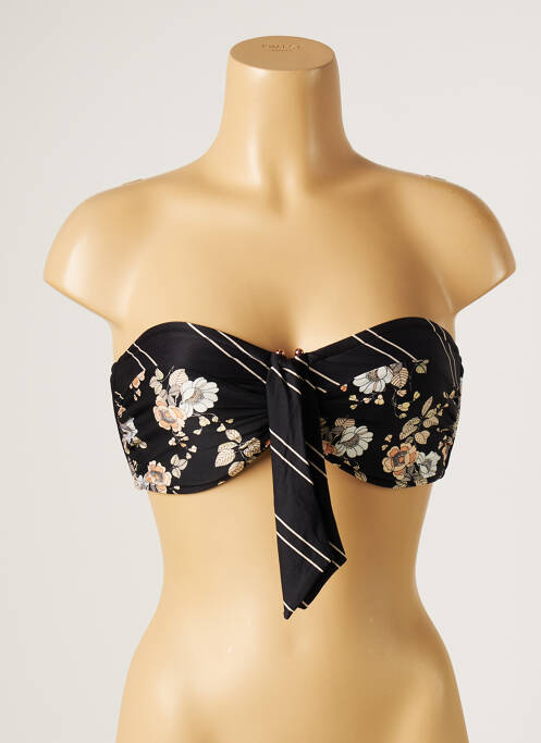 Haut de maillot de bain stretch haut bandeau noir SEAFOLLY femme