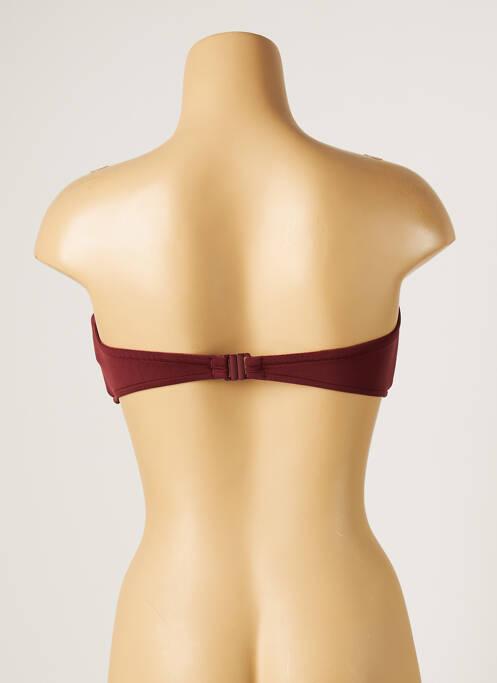 Haut de maillot de bain stretch haut bandeau marron SEAFOLLY femme
