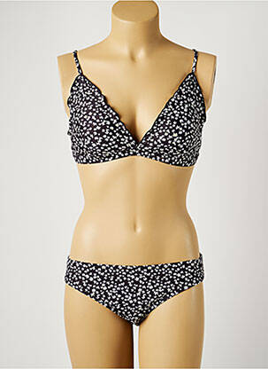 Maillot de bain 2 pièces stretch haut soutien-gorge moulé noir PROTEST femme