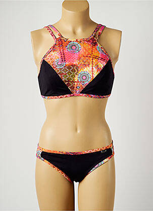 Maillot de bain 2 pièces stretch noir SUN PLAYA femme