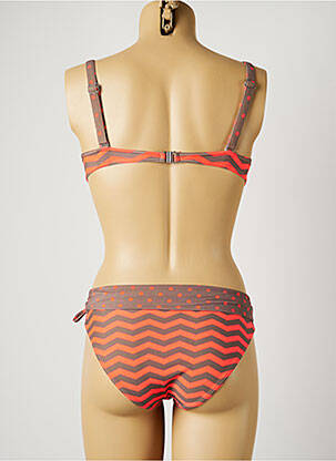 Maillot de bain 2 pièces stretch haut soutien-gorge emboitant rose SUN PLAYA femme