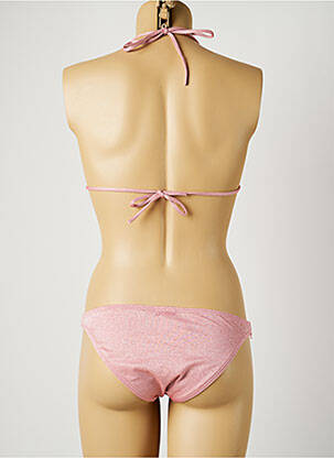 Maillot de bain 2 pièces stretch haut soutien-gorge moulé rose PROTEST femme