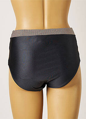Bas de maillot de bain effet matière satinée culotte gris MOONTIDE femme