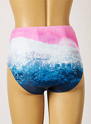 Bas de maillot de bain imprimé fantaisie culotte rose PIHA femme