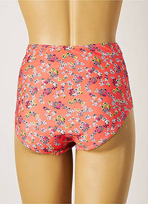 Bas de maillot de bain imprimé fleurs culotte orange PIHA femme