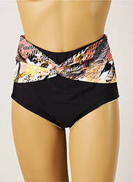 Bas de maillot de bain stretch culotte noir MOONTIDE femme