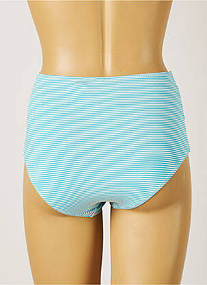 Bas de maillot de bain tissage texturé culotte bleu YSABEL MORA femme