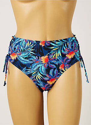 Bas de maillot de bain imprimé tie and dye culotte bleu SUN PROJECT femme