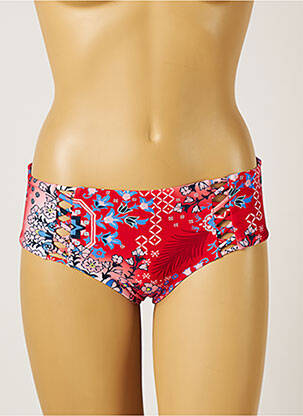 Bas de maillot de bain imprimé fleurs shorty rouge SEAFOLLY femme