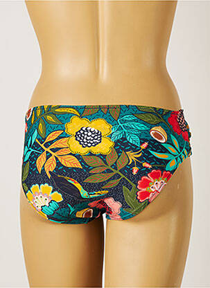 Bas de maillot de bain imprimé tie and dye culotte vert YSABEL MORA femme
