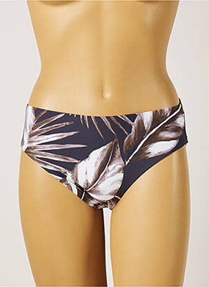 Bas de maillot de bain imprimé tie and dye culotte noir MOONTIDE femme
